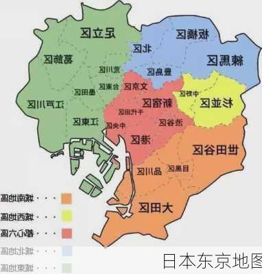 日本东京地图