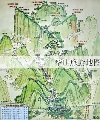 华山旅游地图