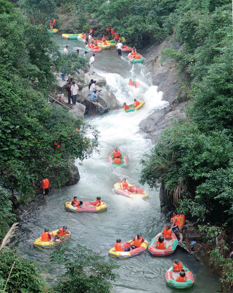 惠州雷公峡漂流