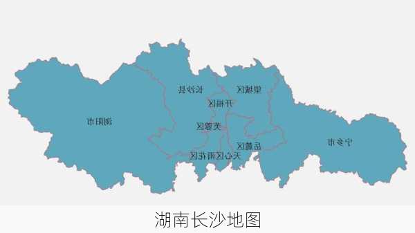 湖南长沙地图