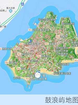 鼓浪屿地图