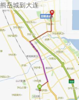 熊岳城到大连