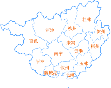 广西 地图