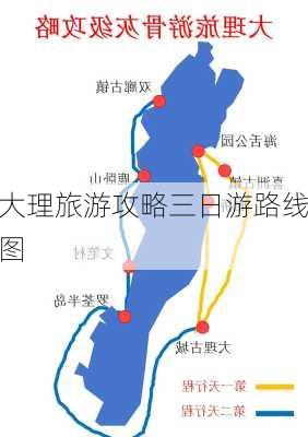 大理旅游攻略三日游路线图