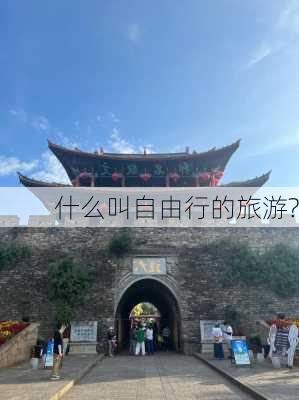 什么叫自由行的旅游?