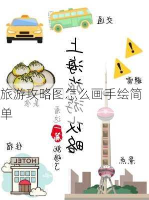 旅游攻略图怎么画手绘简单