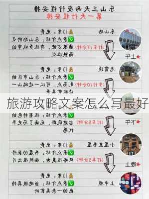 旅游攻略文案怎么写最好