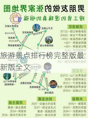 旅游景点排行榜完整版最新版全文