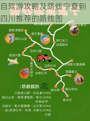 自驾游攻略及路线宁夏到四川推荐的路线图