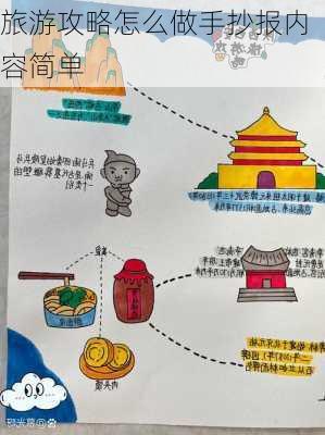 旅游攻略怎么做手抄报内容简单