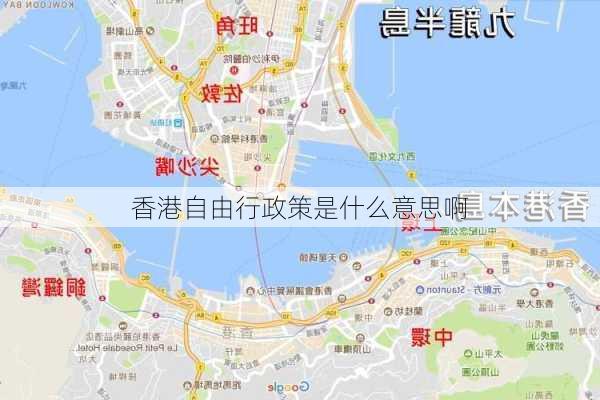 香港自由行政策是什么意思啊