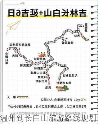 温州到长白山旅游路线规划