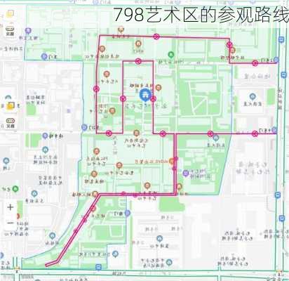 798艺术区的参观路线