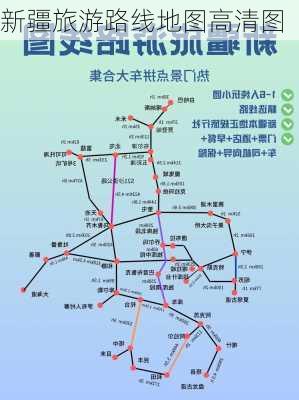 新疆旅游路线地图高清图