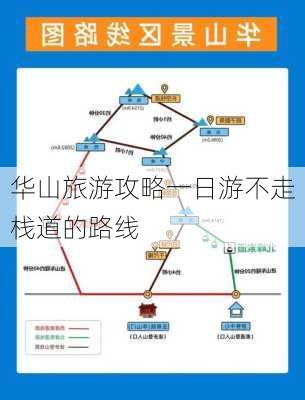 华山旅游攻略一日游不走栈道的路线