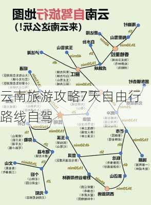 云南旅游攻略7天自由行路线自驾