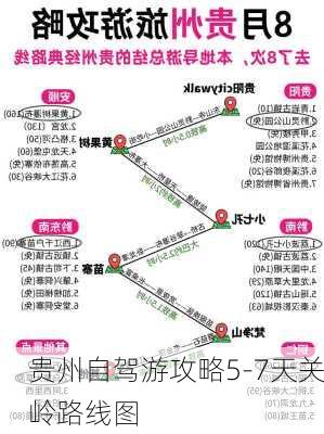 贵州自驾游攻略5-7天关岭路线图