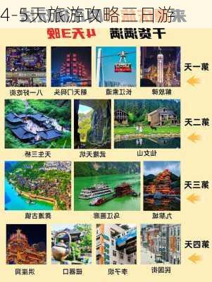 4-5天旅游攻略三日游