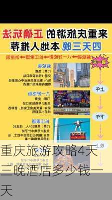 重庆旅游攻略4天三晚酒店多少钱一天