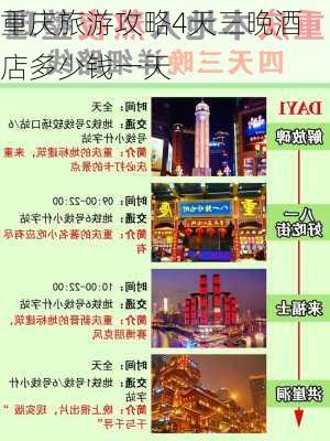 重庆旅游攻略4天三晚酒店多少钱一天