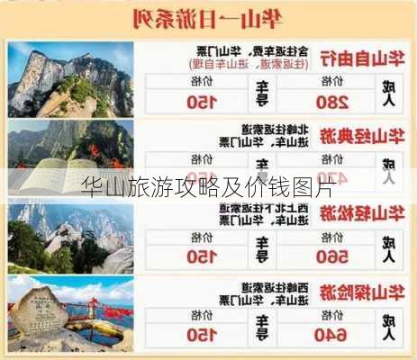 华山旅游攻略及价钱图片