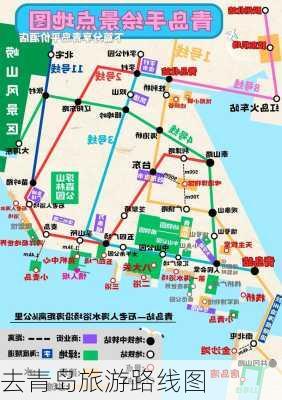 去青岛旅游路线图