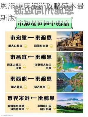 恩施重庆旅游攻略范本最新版