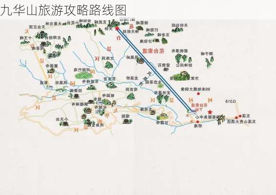 九华山旅游攻略路线图