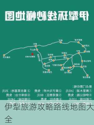 伊犁旅游攻略路线地图大全