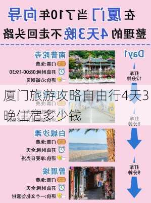 厦门旅游攻略自由行4天3晚住宿多少钱