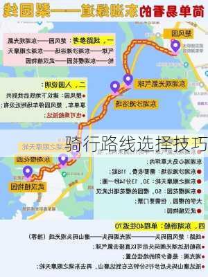 骑行路线选择技巧