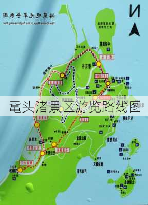 鼋头渚景区游览路线图